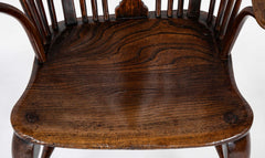 An English Late 18th Century Comb Back Windsor Armchair