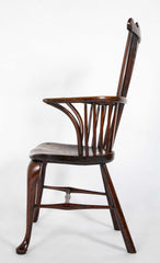 An English Late 18th Century Comb Back Windsor Armchair