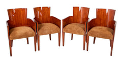 Set of Four Ralph Lauren Modern Hollywood Armchairs