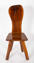 Pair of Olive Wood Chairs by Tony Bain