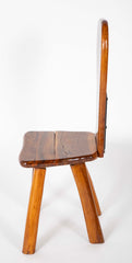 Pair of Olive Wood Chairs by Tony Bain