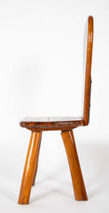 Pair of Olive Wood Chairs by Tony Bain