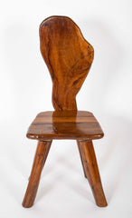 Pair of Olive Wood Chairs by Tony Bain