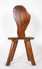 Pair of Olive Wood Chairs by Tony Bain