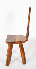 Pair of Olive Wood Chairs by Tony Bain