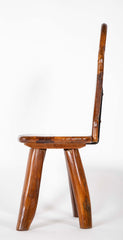 Pair of Olive Wood Chairs by Tony Bain