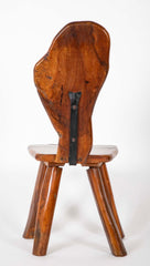 Pair of Olive Wood Chairs by Tony Bain