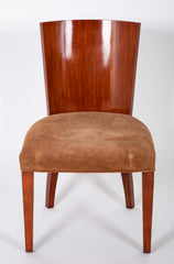 Modern Hollywood Walnut Side Chairs by Ralph Lauren