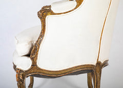 Louis XV Style Beechwood Armchairs