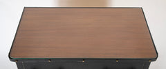 Leather Wrapped Chest of Drawers in The Style of Jacques Adnet