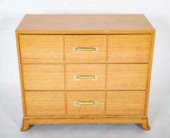 Tommi Parzinger for Charak Modern Bleached Mahogany Chest of Drawers