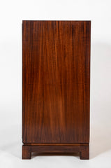 Pair of Mahogany & Brass Chests by Tommi Parzinger for Charak Modern