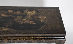 Chinese Black Lacquered Altar Table