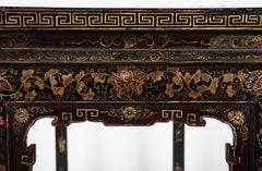 Chinese Black Lacquered Altar Table