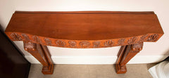 Pair of Egyptian Revival Terra Cotta Console Tables