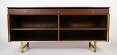 Paul McCobb for Calvin Furniture Three Drawer Mahogany Credenza