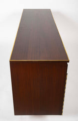 Paul McCobb for Calvin Furniture Three Drawer Mahogany Credenza