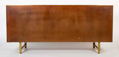 Paul McCobb for Calvin Furniture Three Drawer Mahogany Credenza