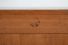 Sycamore Veneer Sideboard with Diamond Decor