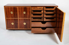 Walnut Credenza attributed to Guglielmo Ulrich