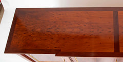 A French Mahogany & Speckled Mahogany Veneered  Sideboard by Maurice Rinck