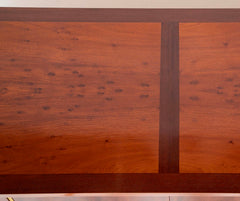 A French Mahogany & Speckled Mahogany Veneered  Sideboard by Maurice Rinck