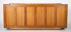 French Cerused Oak Three Door Architectural Sideboard