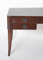 Paolo Buffa Five Drawer Desk In Grissinato Wood