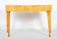 Mid-Century Italian Maple Veneered Desk Attributed to Paolo Buffa