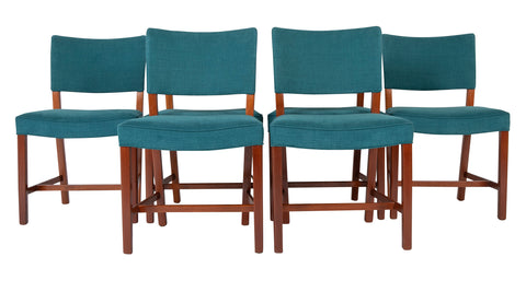 Set of Seven Danish Mid-Century Mahogany Dining Chairs