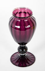 Steuben Amethyst Glass Covered Jar by Fredrick Carder