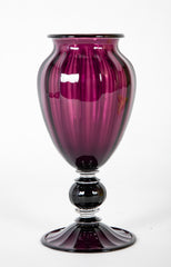 Steuben Amethyst Glass Covered Jar by Fredrick Carder