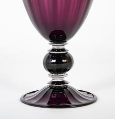 Steuben Amethyst Glass Covered Jar by Fredrick Carder