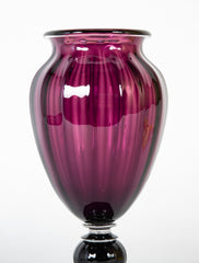 Steuben Amethyst Glass Covered Jar by Fredrick Carder