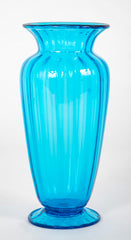 Steuben Art Glass Celeste Blue Vase