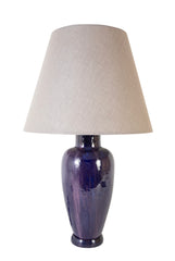 A Fulper Pottery Wisteria Matte Glazed Vase now a Lamp