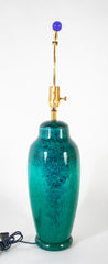 A Sevres Paul Millet Polychrome Ceramic Vase now a Lamp