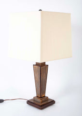 Shagreen Column Table Lamp