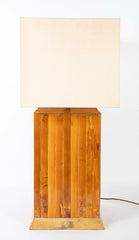 Pair of Bamboo Table Lamps by Paul Laszlo