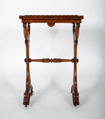 Late 19th Century Rosewood Lamp Table