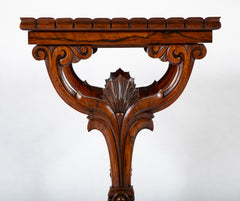 Late 19th Century Rosewood Lamp Table