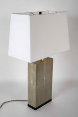 Pair of Shagreen Lamps