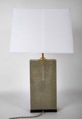 Pair of Shagreen Lamps