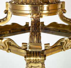 French Louis XVI Style Solid Bronze Lantern