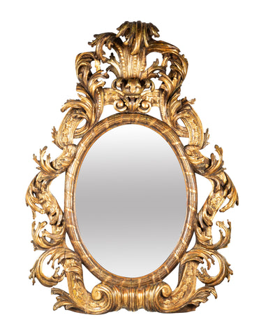 ACME 23734 Louis Philippe Mirror, Black