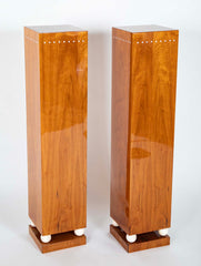 Pair of Mahogany Pedestals Attributed to Christian Krass