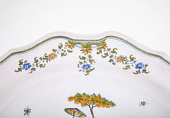 Moustiers Hand Painted Faience Platter