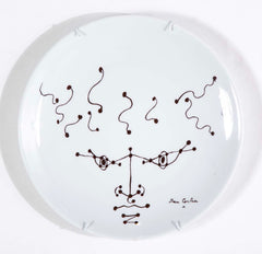 Set of Six Jean Cocteau Plates for by Limoges