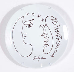 Set of Six Jean Cocteau Plates for by Limoges