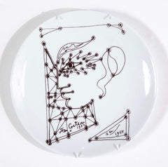 Set of Six Jean Cocteau Plates for by Limoges